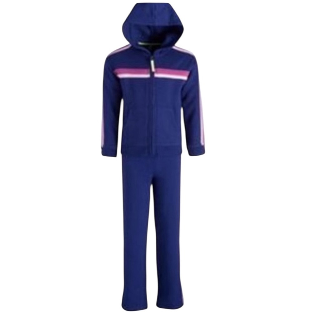 NWT Ideology for Macys Little Girls Fleece Two Piece Set Hoodie and Jogger